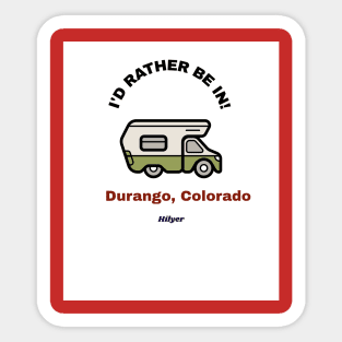 Durango Camper Sticker